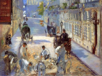 El camino repara la Rue de Berne Eduard Manet Pinturas al óleo